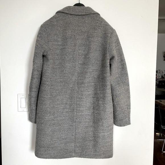 DIVIDED H&M grey pea coat - Picture 5 of 5